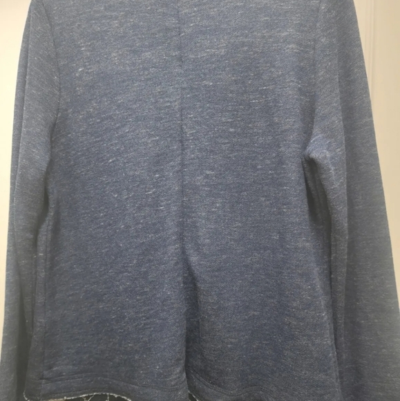 Tommy Hilfiger distressed denim look blazer jacket size large - Picture 5 of 8